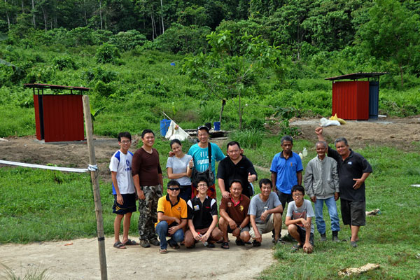 Kg Karah toilets completed