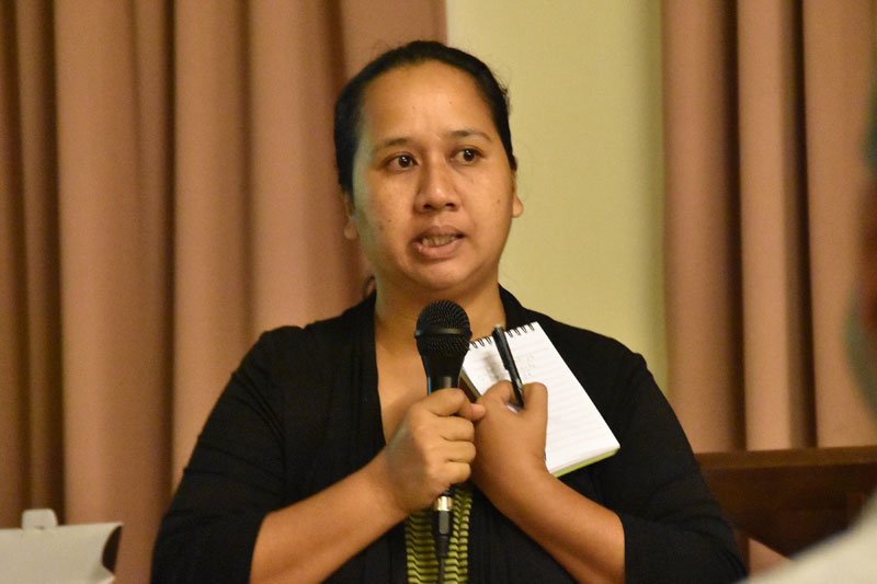 Sharing session by other Perak parishes