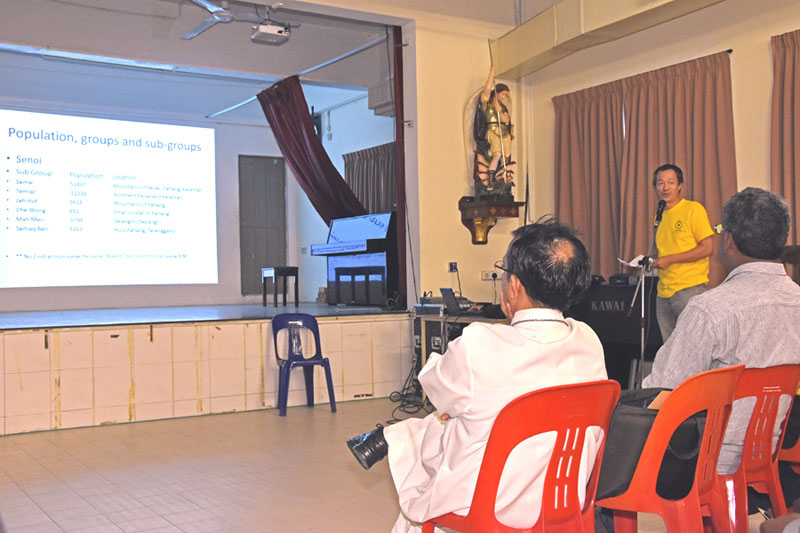 SMC's SOA Survery and Mobilisation team leader Hubert Thong's presentation