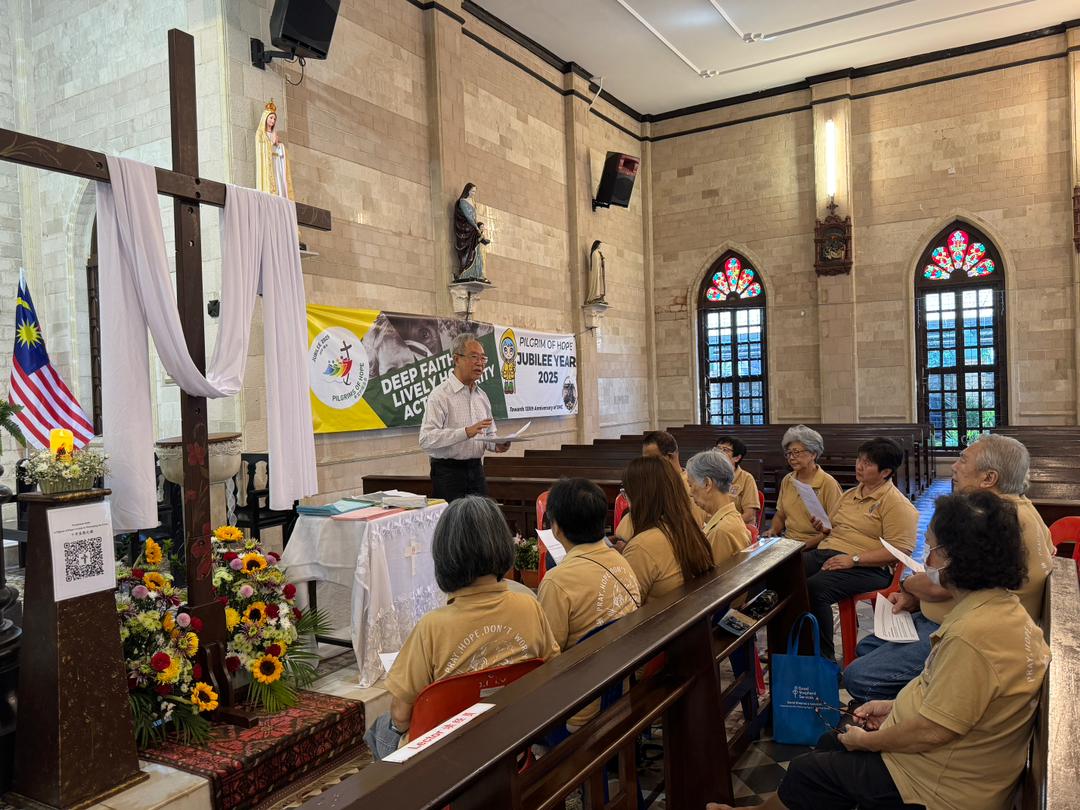 Padre Pio group lectio divina at the Salib on 16th Sept 2025