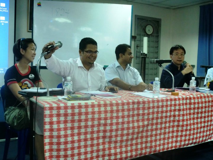 Adriene Leong,Nizam Bashir, Edwin Nathan and Chan Kok Keong