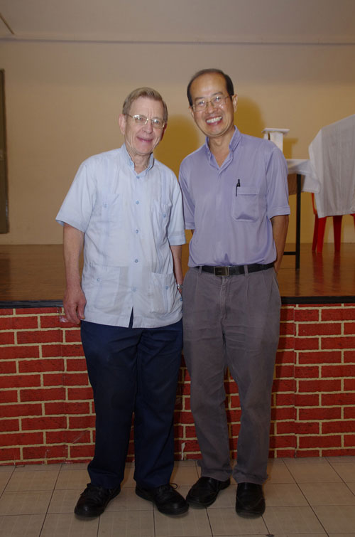 Fr Matthew Linn SJ and Fr Edmund Woon