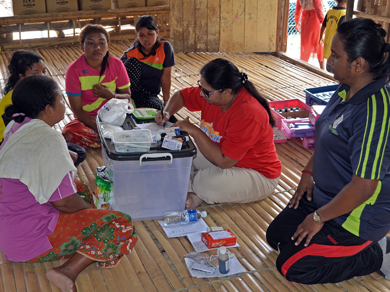 Medical camp at Kg Air Bah Lawin,Gerik