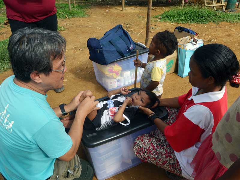 Medical camp at Kg Tersau,Gerik