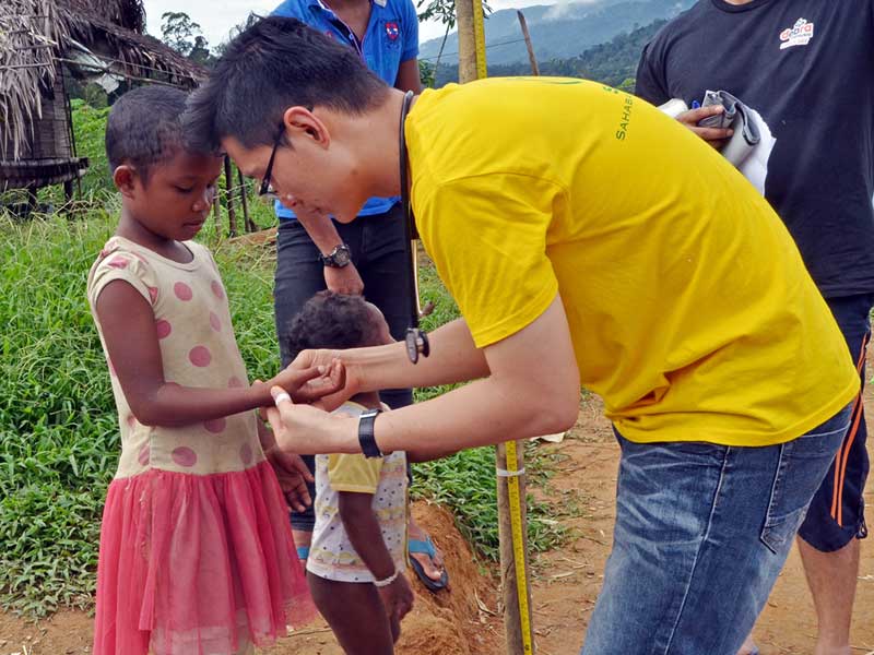 Medical camp at Kg Tersau,Gerik