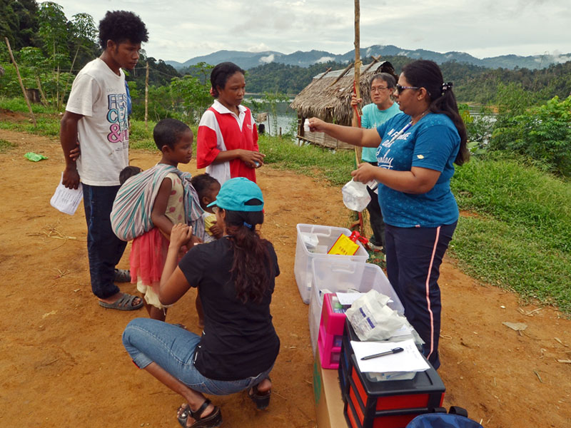 Medical camp at Kg Tersau,Gerik