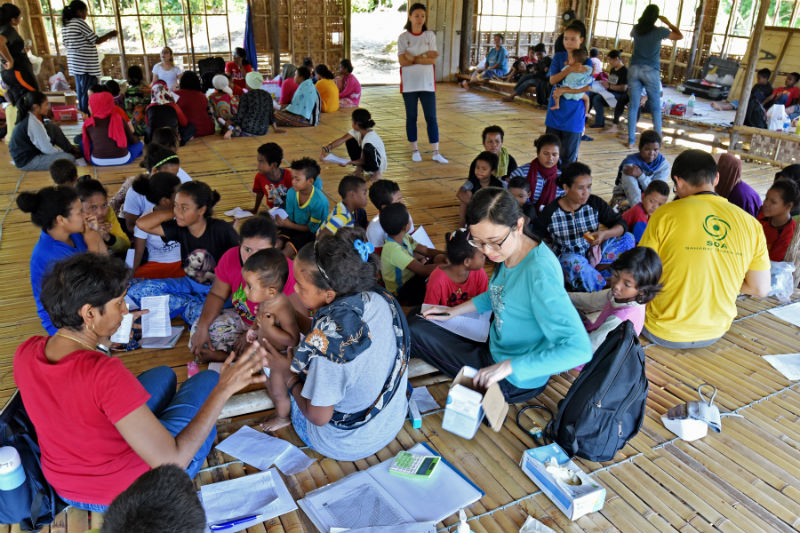 Medical camp at Gerik