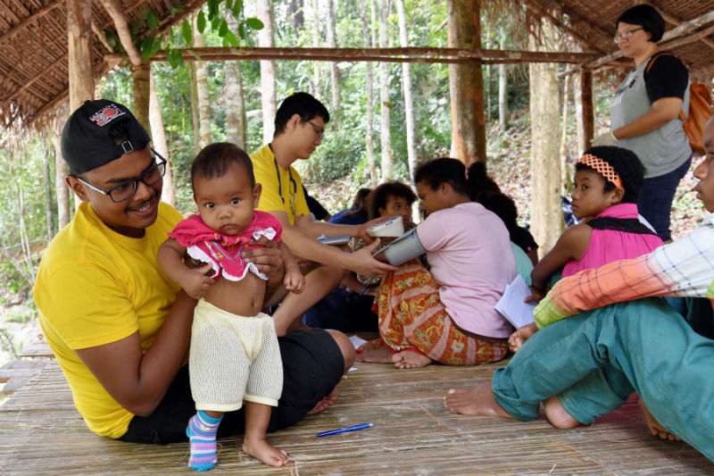 Medical camp at Gerik in July 2018