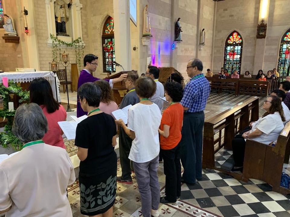 Rite of Acceptance at 8am mass