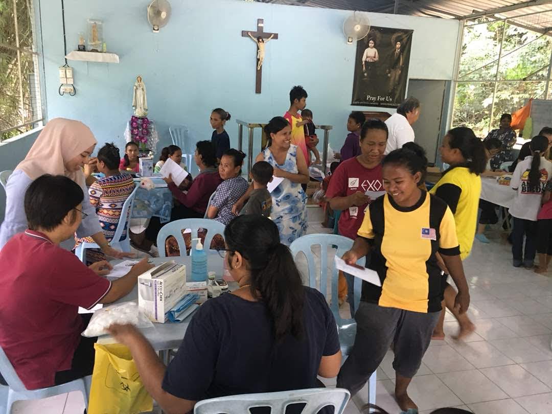 Medical camp at Suak Padi