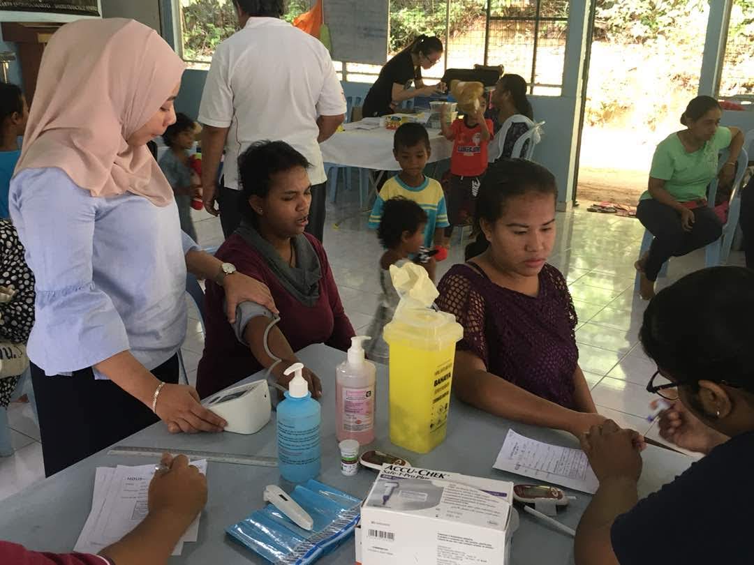 Medical camp at Suak Padi