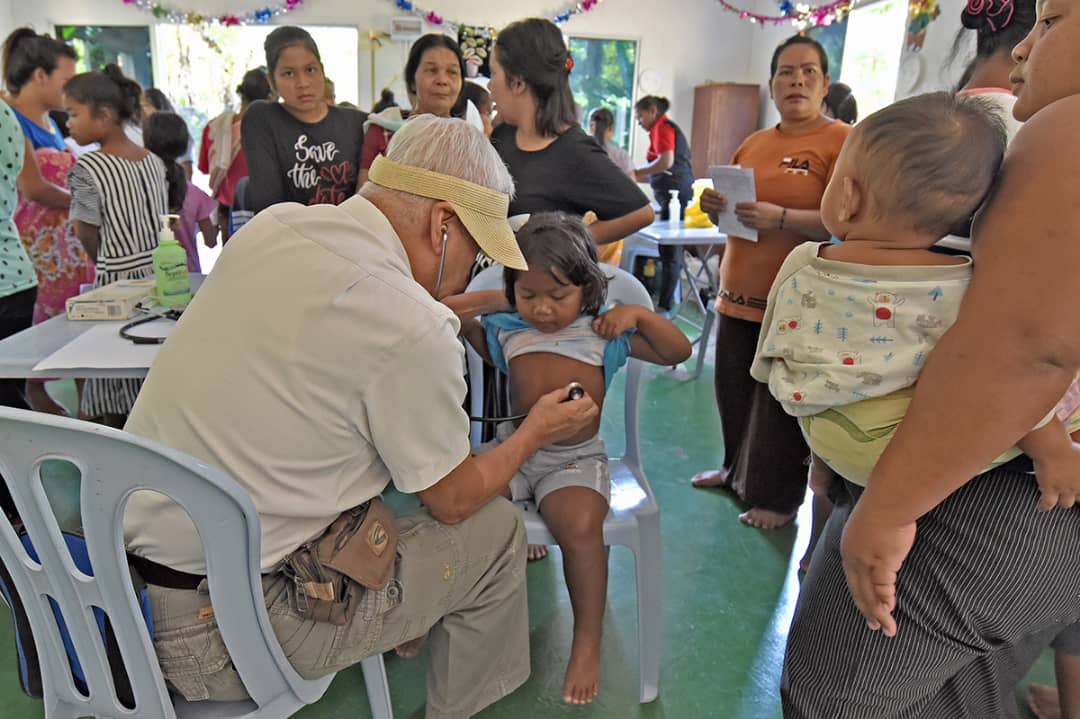 Medical camp at Kg Sg Lerek, Chenderiang