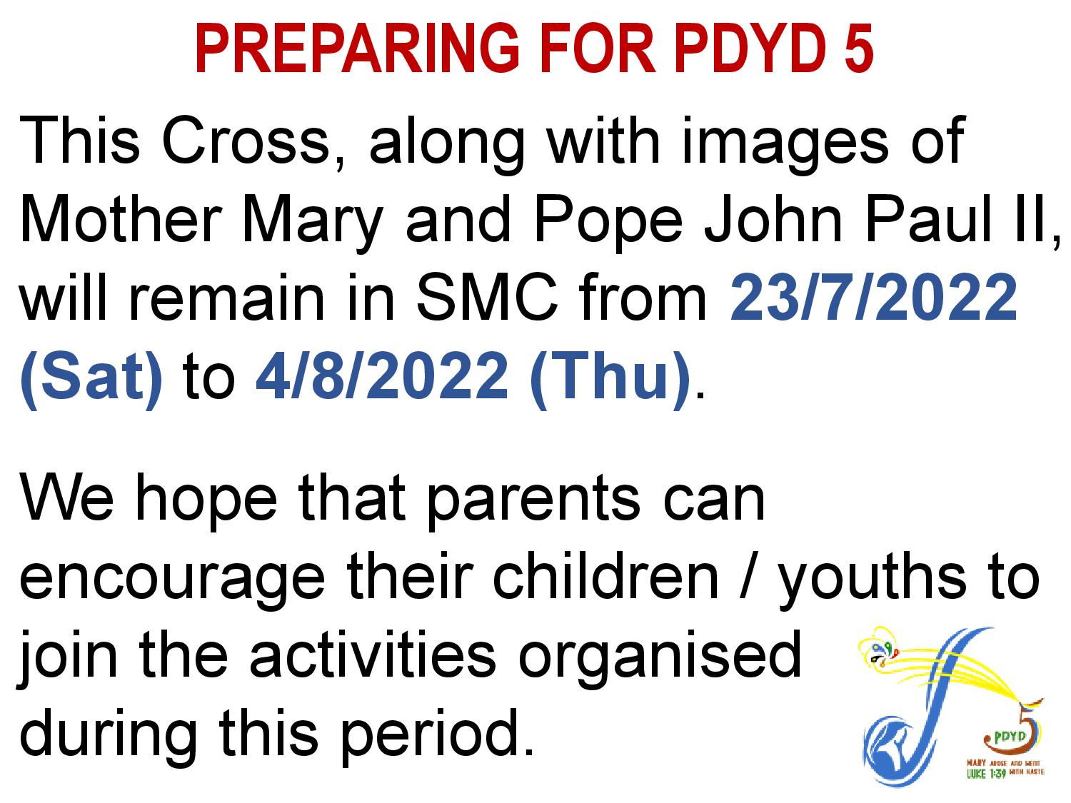 Announcements on 16th Sunday in Ordinary Time