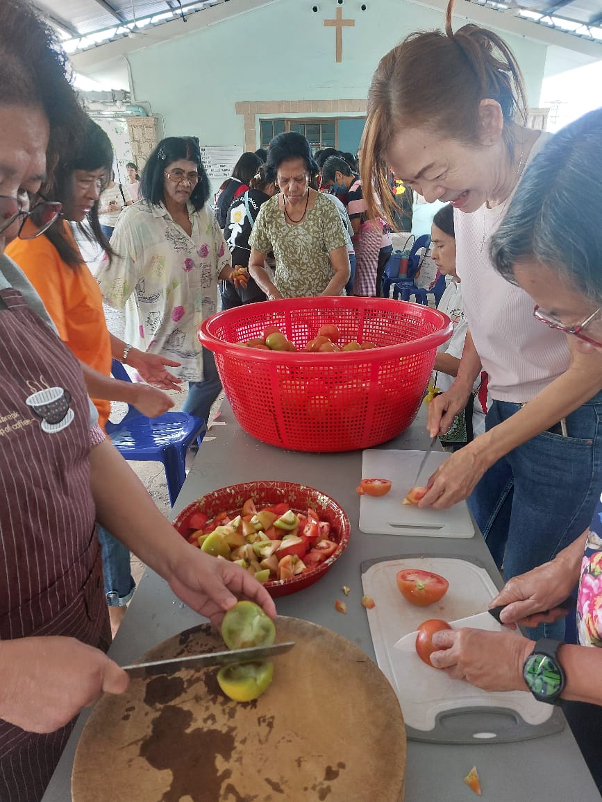 Food preparation for World Day of the Poor on 15th Nov 2025